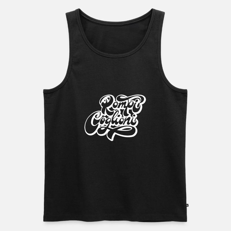 Brich meine Eier - Männer Premium Bio Tank Top - Schwarz