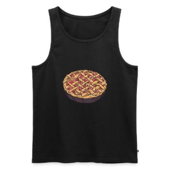 Pi Day Math Humour - Débardeur bio Premium Homme - noir - Devant - AI Model Male 178 light (178cm)