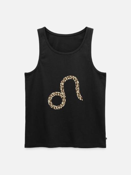 Zodiac sign Leo - Men's Premium Organic Tank Top - black