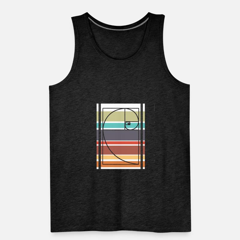 Fibonacci math Men's Premium Organic Tank Top