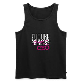 future princesse PDG Design pour une fille PDG - Débardeur bio Premium Homme - noir - Devant - AI Model Male 178 light (178cm)