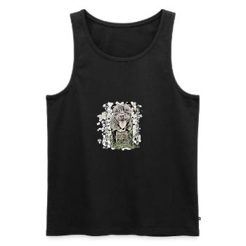 Staffordshire Bull Terrier2 - Men's Premium Organic Tank Top - black - Front - Michal (187cm)