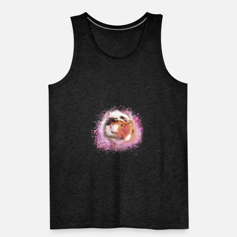 cochons d’Inde, graffitis, cochons d’Inde rosette Débardeur bio Premium Homme