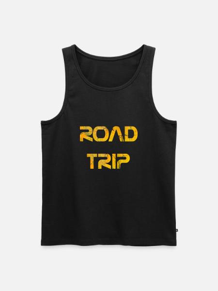 ROAD TRIP - Débardeur bio Premium Homme - noir