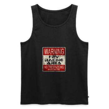 FPV Racer Quadcopter Drone Drone Area - Men's Premium Organic Tank Top - black - Front - Michal (187cm)