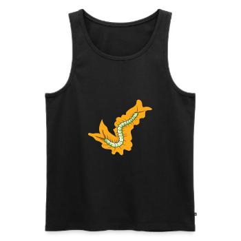 Poisonous scolopender centipede as crawling animal - Men's Premium Organic Tank Top - black - Front - AI Model Male 178 light (178cm)