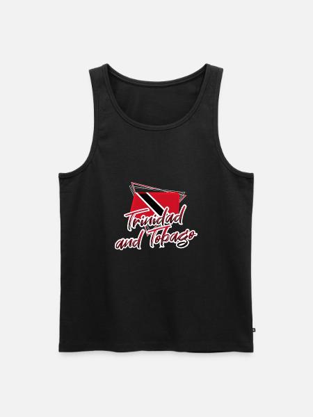 Trinité-et-Tobago - Débardeur bio Premium Homme - noir