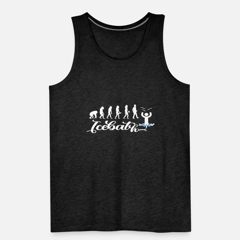 icebath evolution winterbader winterschwimmen cold Männer Premium Bio Tank Top