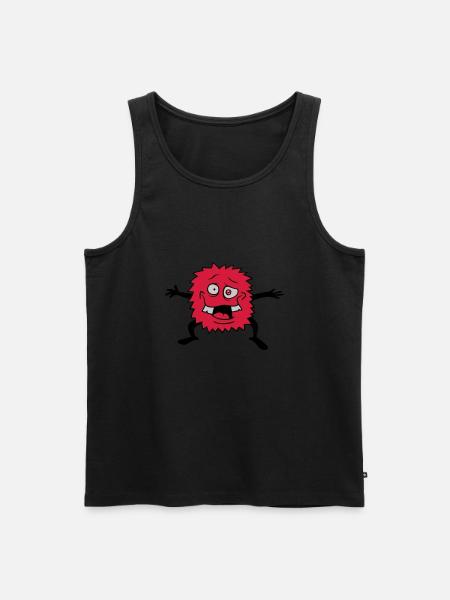 Welcome funny monster - Men's Premium Organic Tank Top - black