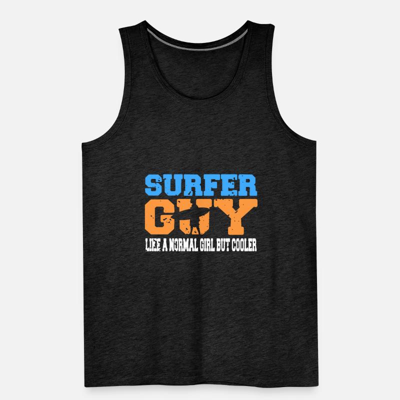 Surfeur guy comme un gars normal mais plus cool présent Débardeur bio Premium Homme