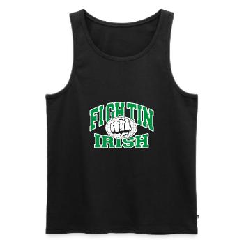 Fighting Irish - Men's Premium Organic Tank Top - black - Front - AI Model Male 178 light (178cm)