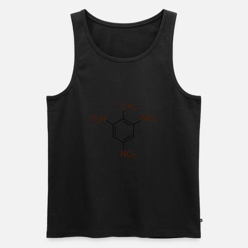 Trinitrotoluene - Männer Premium Bio Tank Top - Schwarz