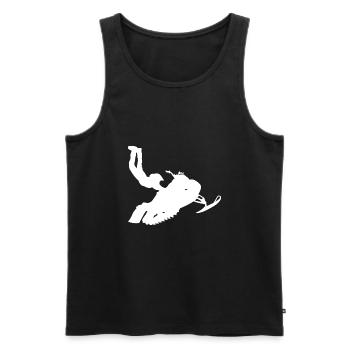 Snowmobile snowmobile snowmobile - Men's Premium Organic Tank Top - black - Front - AI Model Male 178 light (178cm)