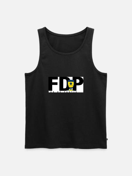 fdp pastis - Débardeur bio Premium Homme - noir