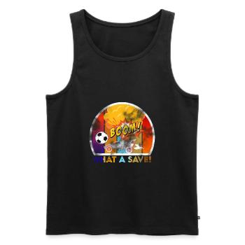 Rocket RC Car League Soccer Retro Vintage - Männer Premium Bio Tank Top - Schwarz - Vorne - AI Model Male 178 light (178cm)