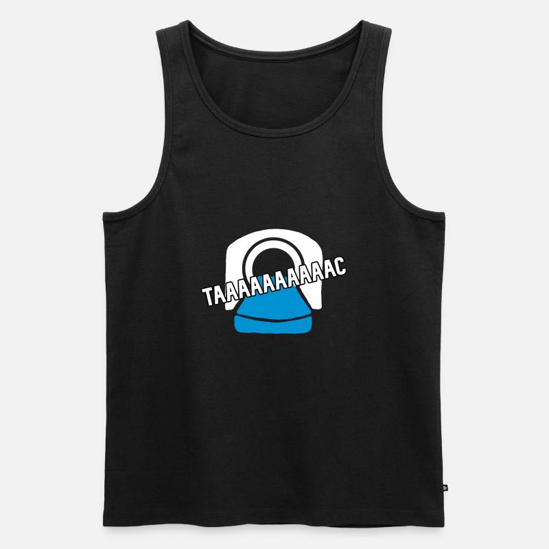 CT taaaaac - Männer Premium Bio Tank Top - Schwarz