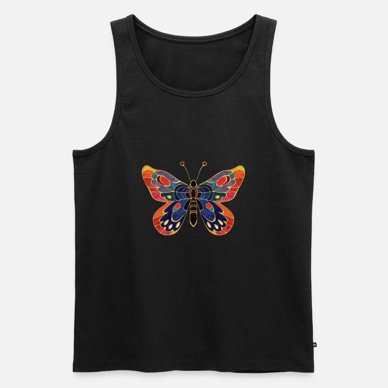 Papillon - Débardeur bio Premium Homme - noir