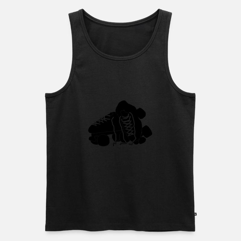 Rollschuhe - Männer Premium Bio Tank Top - undefined