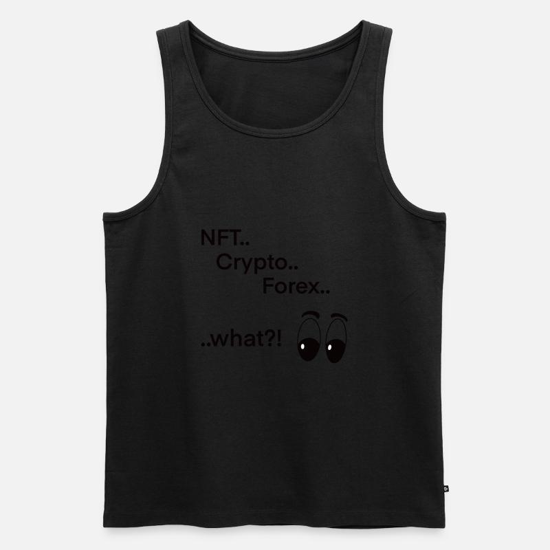 NFT Crypto Forex - Männer Premium Bio Tank Top - Schwarz