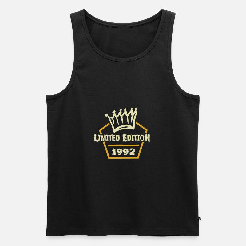 1992 - Männer Premium Bio Tank Top - Schwarz