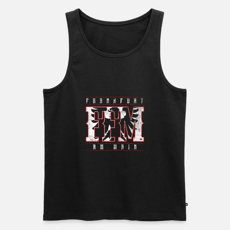 FFM Frankfurt am Main - Männer Premium Bio Tank Top - Schwarz