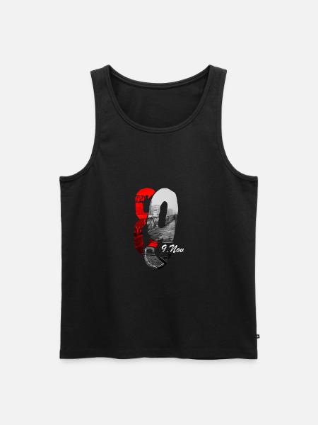 Berliner Mauerfall 9 November 1989 DDR Deutschland - Männer Premium Bio Tank Top - Schwarz