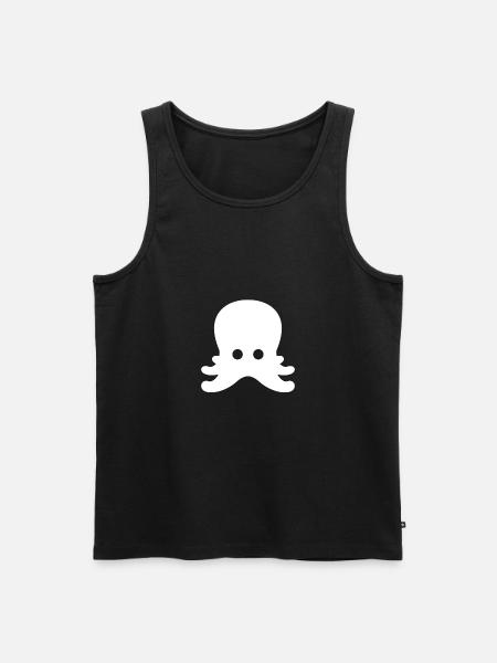 Octopus - Männer Premium Bio Tank Top - Schwarz