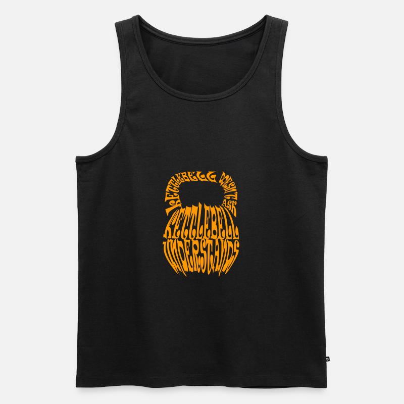 KETTLEBELL doesn't ask SHAPE - Men's Premium Organic Tank Top - black