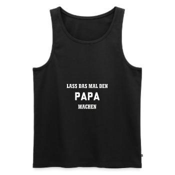 Let's do the daddy - Men's Premium Organic Tank Top - black - Front - AI Model Male 178 light (178cm)