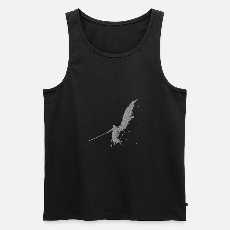 Nuage d'ange épée longue - Débardeur bio Premium Homme - noir