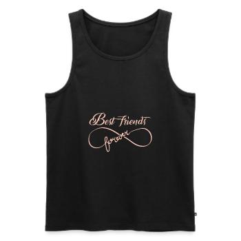 Mon meilleur ami pour toujours Cadeau - Débardeur bio Premium Homme - noir - Devant - Michal (187cm)