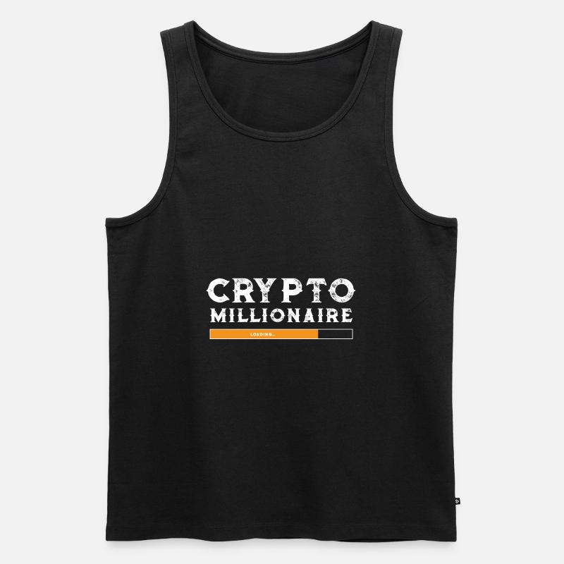 Loading Crypto-Millionaire - Männer Premium Bio Tank Top - Schwarz