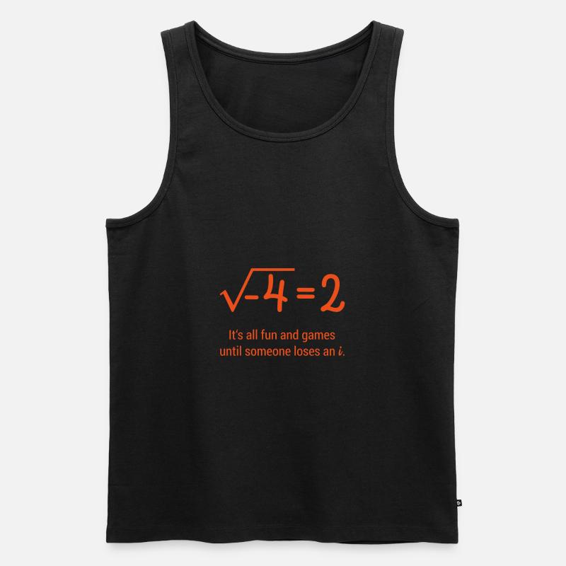 Math Math Irrational Gift - Débardeur bio Premium Homme - noir
