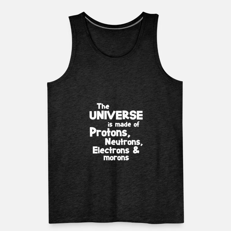 Science neutron saying chemistry gift Men's Premium Organic Tank Top