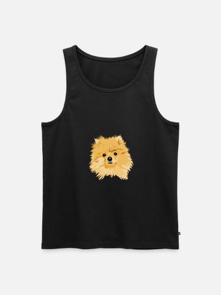 Pomeranian - Débardeur bio Premium Homme - noir