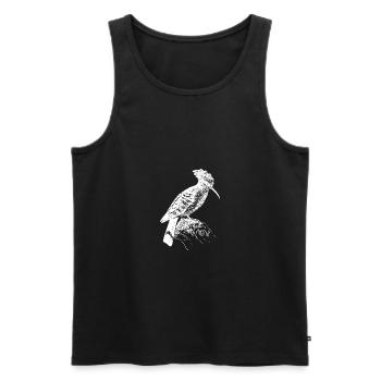 Specht - Männer Premium Bio Tank Top - Schwarz - Vorne - AI Model Male 178 light (178cm)