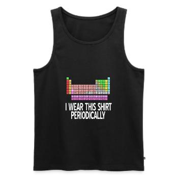 Periodensystem - Männer Premium Bio Tank Top - Schwarz - Vorne - AI Model Male 178 light (178cm)