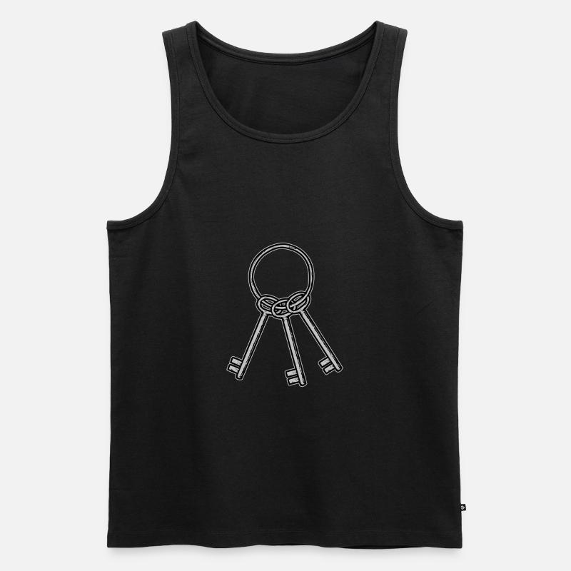 Gefängnis - Männer Premium Bio Tank Top - Schwarz