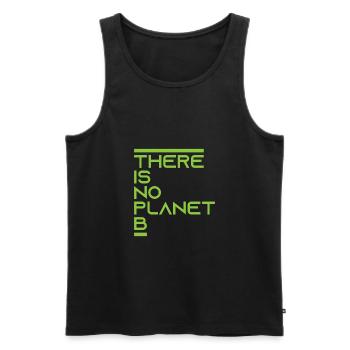 Il n'y a pas de cadeau Planet B - Débardeur bio Premium Homme - noir - Devant - AI Model Male 178 light (178cm)
