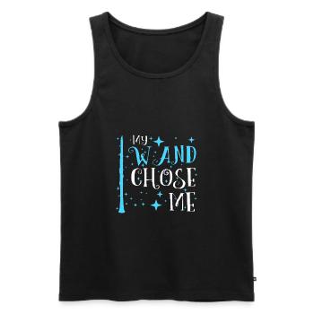 Clarinet woodwind music clarinetist gift - Men's Premium Organic Tank Top - black - Front - AI Model Male 178 light (178cm)