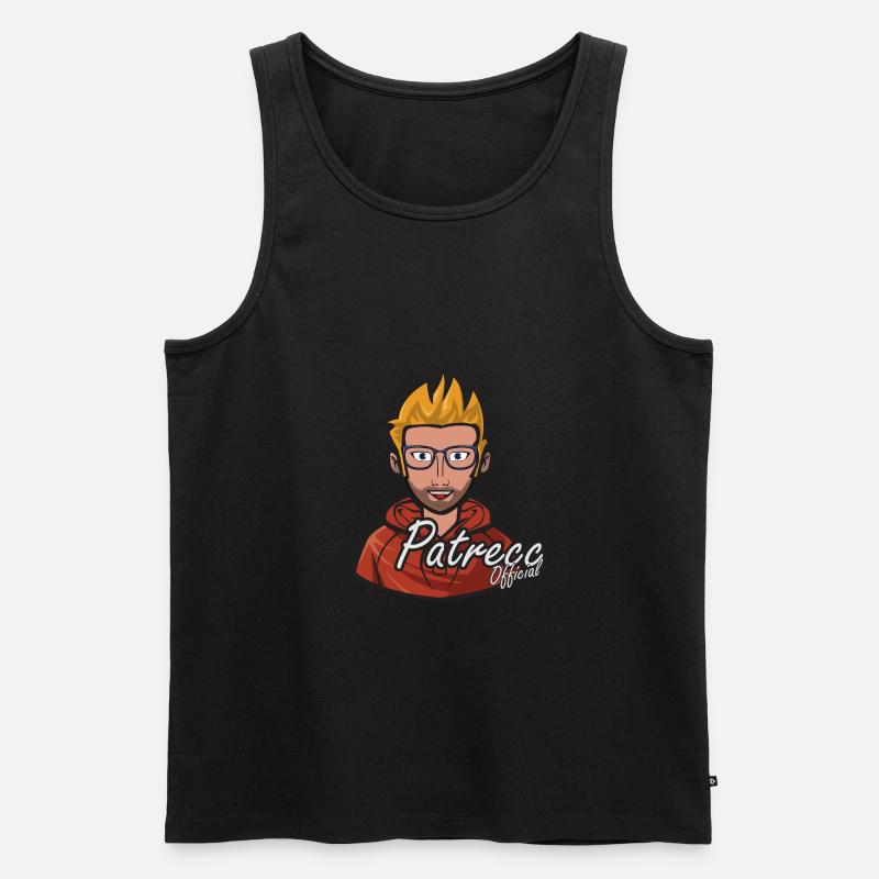 Unterzeichnen Sie mit Text - Männer Premium Bio Tank Top - Schwarz