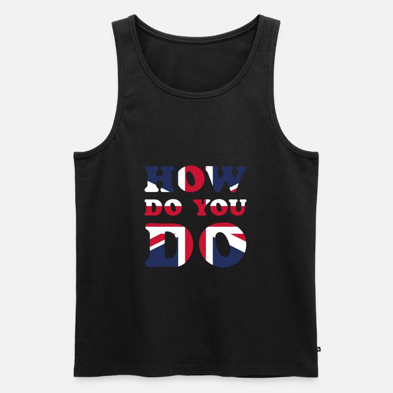 British – Britisch - Männer Premium Bio Tank Top - Schwarz