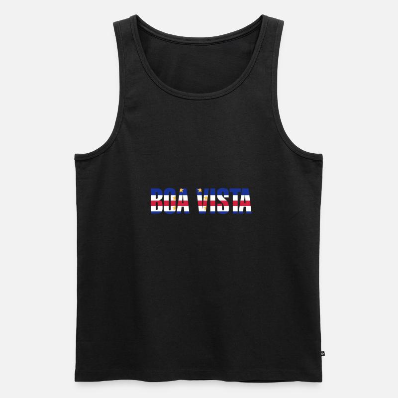 Boa Vista - Männer Premium Bio Tank Top - Schwarz