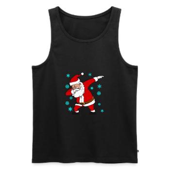 Santa Dab Christmas Christmas Gift - Débardeur bio Premium Homme - noir - Devant - Michal (187cm)