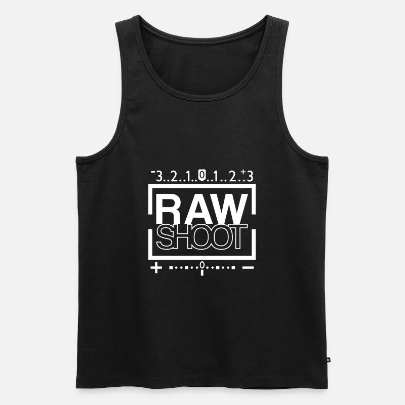RAWSHOOT - Männer Premium Bio Tank Top - Schwarz