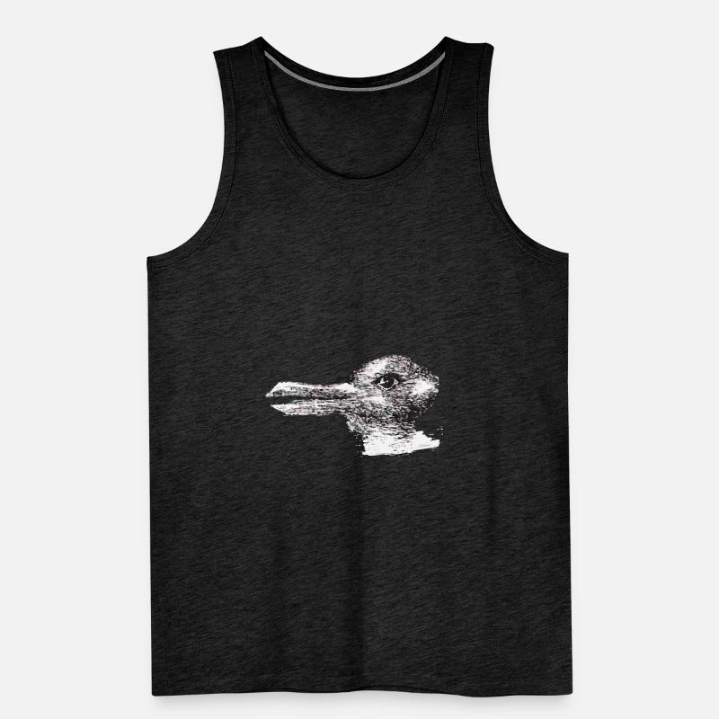 ente oder hase Männer Premium Bio Tank Top