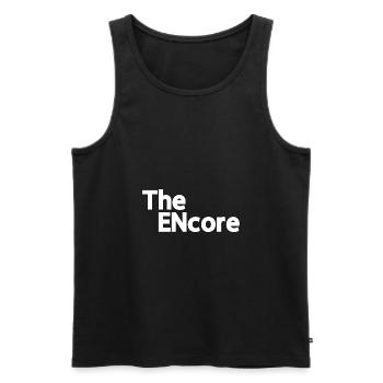 The Encore family gift - Men's Premium Organic Tank Top - black - Front - Michal (187cm)