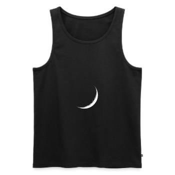 Hoodie Mond Moon - Männer Premium Bio Tank Top - Schwarz - Vorne - Michal (187cm)