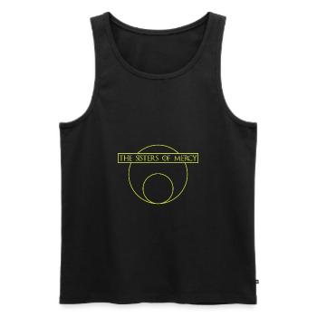 The Sisters of Mercy Schwester Geschenk - Männer Premium Bio Tank Top - Schwarz - Vorne - AI Model Male 178 light (178cm)