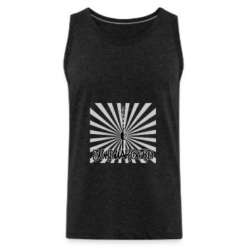 Stuttgart Fernsehturm - Männer Premium Bio Tank Top - Anthrazit - Vorne - Alexander (188cm)
